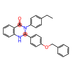 2-[4-(benzyloxy)phenyl]-3-(4-ethylphenyl)-2,3-dihydro-4(1H)-quinazolinone