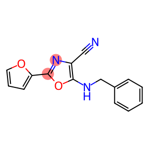 5-(benzylamino)-2-(2-furyl)-1,3-oxazole-4-carbonitrile