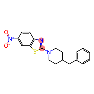 2-(4-benzyl-1-piperidinyl)-6-nitro-1,3-benzothiazole