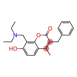 3-benzyl-8-[(diethylamino)methyl]-7-hydroxy-4-methyl-2H-chromen-2-one