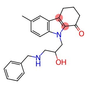 9-[3-(benzylamino)-2-hydroxypropyl]-6-methyl-2,3,4,9-tetrahydro-1H-carbazol-1-one