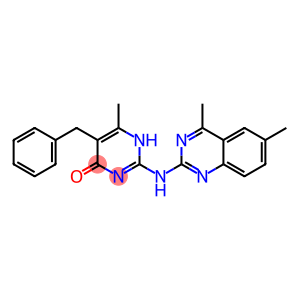 5-benzyl-2-[(4,6-dimethylquinazolin-2-yl)amino]-6-methylpyrimidin-4(1H)-one