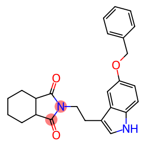 2-{2-[5-(benzyloxy)-1H-indol-3-yl]ethyl}hexahydro-1H-isoindole-1,3(2H)-dione