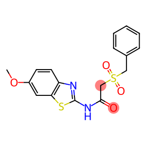 2-(benzylsulfonyl)-N-(6-methoxy-1,3-benzothiazol-2-yl)acetamide