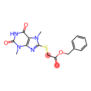 benzyl [(3,7-dimethyl-2,6-dioxo-2,3,6,7-tetrahydro-1H-purin-8-yl)sulfanyl]acetate