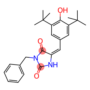 3-benzyl-5-(3,5-ditert-butyl-4-hydroxybenzylidene)-2,4-imidazolidinedione