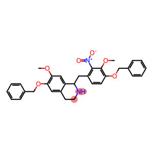 6-(benzyloxy)-1-{4-(benzyloxy)-2-nitro-3-methoxybenzyl}-7-methoxy-1,2,3,4-tetrahydroisoquinoline