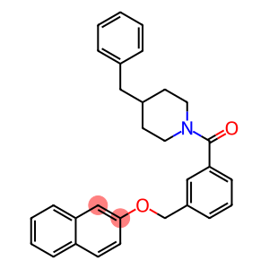 3-[(4-benzylpiperidin-1-yl)carbonyl]benzyl 2-naphthyl ether