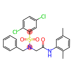 2-{benzyl[(2,5-dichlorophenyl)sulfonyl]amino}-N-(2,5-dimethylphenyl)acetamide