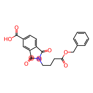 2-[4-(benzyloxy)-4-oxobutyl]-1,3-dioxo-5-isoindolinecarboxylic acid