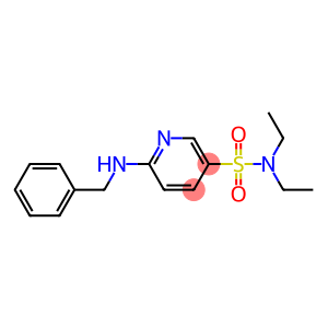 6-(benzylamino)-N,N-diethyl-3-pyridinesulfonamide