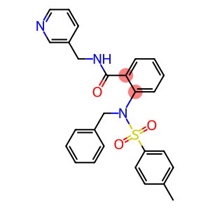 2-{benzyl[(4-methylphenyl)sulfonyl]amino}-N-(3-pyridinylmethyl)benzamide