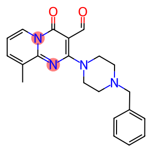 2-(4-benzyl-1-piperazinyl)-9-methyl-4-oxo-4H-pyrido[1,2-a]pyrimidine-3-carbaldehyde