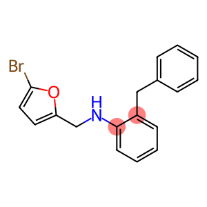 2-benzyl-N-[(5-bromofuran-2-yl)methyl]aniline