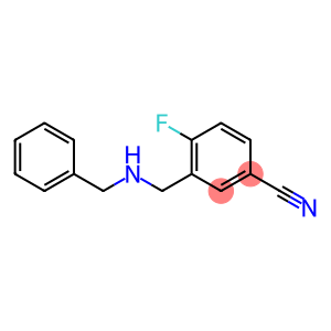 3-[(benzylamino)methyl]-4-fluorobenzonitrile