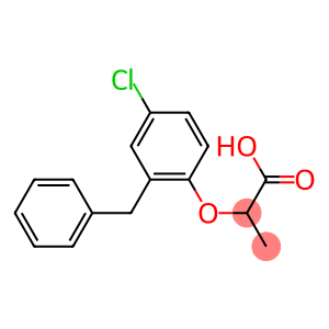 2-(2-benzyl-4-chlorophenoxy)propanoic acid