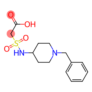 2-[(1-benzylpiperidin-4-yl)sulfamoyl]acetic acid