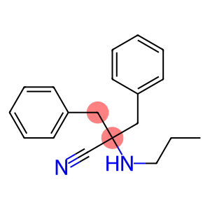 2-benzyl-3-phenyl-2-(propylamino)propanenitrile