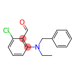 2-[benzyl(ethyl)amino]-6-chlorobenzaldehyde