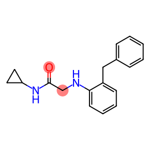 2-[(2-benzylphenyl)amino]-N-cyclopropylacetamide