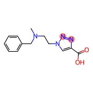 1-{2-[benzyl(methyl)amino]ethyl}-1H-1,2,3-triazole-4-carboxylic acid