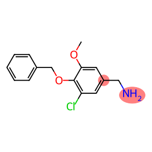 [4-(benzyloxy)-3-chloro-5-methoxyphenyl]methanamine