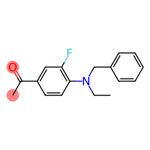 1-{4-[benzyl(ethyl)amino]-3-fluorophenyl}ethan-1-one