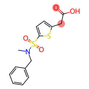 2-{5-[benzyl(methyl)sulfamoyl]thiophen-2-yl}acetic acid