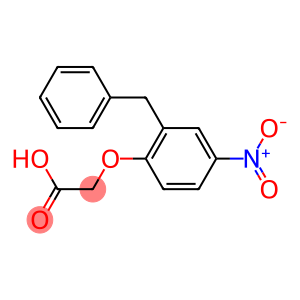 (2-benzyl-4-nitrophenoxy)acetic acid