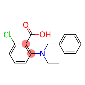 2-[benzyl(ethyl)amino]-6-chlorobenzoic acid