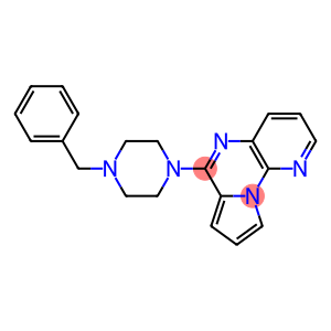 6-(4-benzylpiperazino)pyrido(3,2-e)pyrrolo(1,2-a)pyrazine