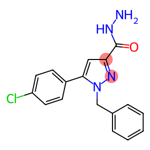 1-BENZYL-5-(4-CHLOROPHENYL)-1H-PYRAZOLE-3-CARBOHYDRAZIDE