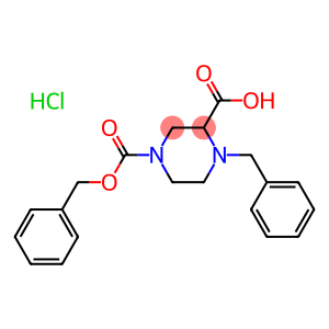 4-BENZYL-PIPERAZINE-1,3-DICARBOXYLIC ACID 1-BENZYL ESTER HYDROCHLORIDE