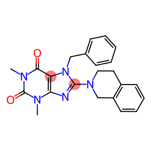 7-BENZYL-8-(3,4-DIHYDROISOQUINOLIN-2(1H)-YL)-1,3-DIMETHYL-1H-PURINE-2,6(3H,7H)-DIONE