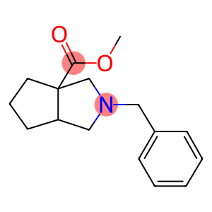 2-BENZYL-HEXAHYDRO-CYCLOPENTA[C]PYRROLE-3A-CARBOXYLIC ACID METHYL ESTER