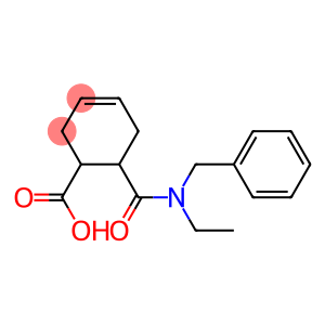 6-[benzyl(ethyl)carbamoyl]cyclohex-3-ene-1-carboxylic acid