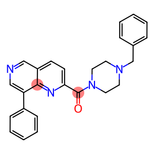 (4-BENZYL-PIPERAZIN-1-YL)-(8-PHENYL-[1,6]NAPHTHYRIDIN-2-YL)-METHANONE