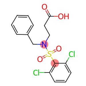 3-(BENZYL[(2,6-DICHLOROPHENYL)SULFONYL]AMINO)PROPANOIC ACID