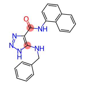 5-(BENZYLAMINO)-N-1-NAPHTHYL-1H-1,2,3-TRIAZOLE-4-CARBOXAMIDE