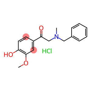 2-(BENZYLMETHYLAMINO)-4'-HYDROXY-3'-METHOXYACETOPHENONE HYDROCHLORIDE