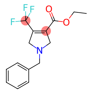 1-BENZYL-4-TRIFLUOROMETHYL-2,5-DIHYDRO-1H-PYRROLE-3-CARBOXYLIC ACID ETHYL ESTER