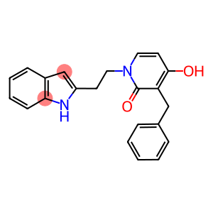 3-BENZYL-4-HYDROXY-1-[2-(1H-INDOL-2-YL)ETHYL]-2(1H)-PYRIDINONE