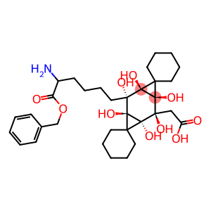 6-[BENZYL-OXYCARBONYL-5-AMINO-PENTYL]-3-CARBOXYMETHYL-1,2:4,5-DICYCLOHEXYLIDENE-D-MYO-INOSITOL