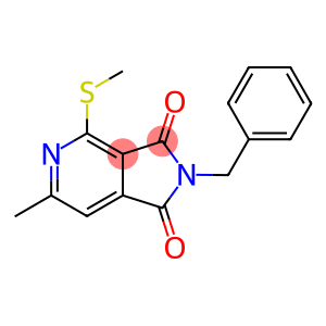 2-BENZYL-6-METHYL-4-(METHYLTHIO)-1H-PYRROLO[3,4-C]PYRIDINE-1,3(2H)-DIONE