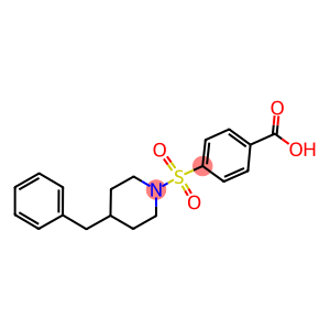 4-[(4-BENZYLPIPERIDIN-1-YL)SULFONYL]BENZOIC ACID