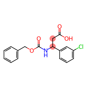 3-{[(benzyloxy)carbonyl]amino}-3-(3-chlorophenyl)propanoic acid