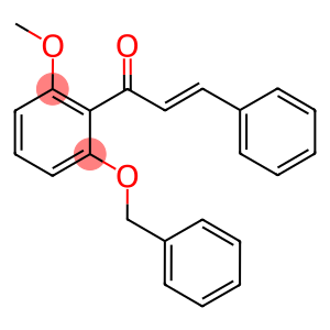 1-[2-(BENZYLOXY)-6-METHOXYPHENYL]-3-PHENYLPROP-2-EN-1-ONE