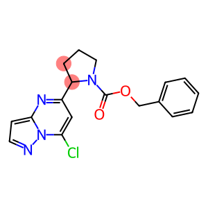 benzyl 2-(7-chloropyrazolo[1,5-a]pyrimidin-5-yl)pyrrolidine-1-carboxylate