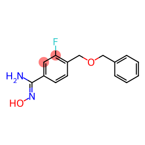 4-[(benzyloxy)methyl]-3-fluoro-N'-hydroxybenzenecarboximidamide