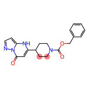 benzyl 4-(7-oxo-4,7-dihydropyrazolo[1,5-a]pyrimidin-5-yl)piperidine-1-carboxylate